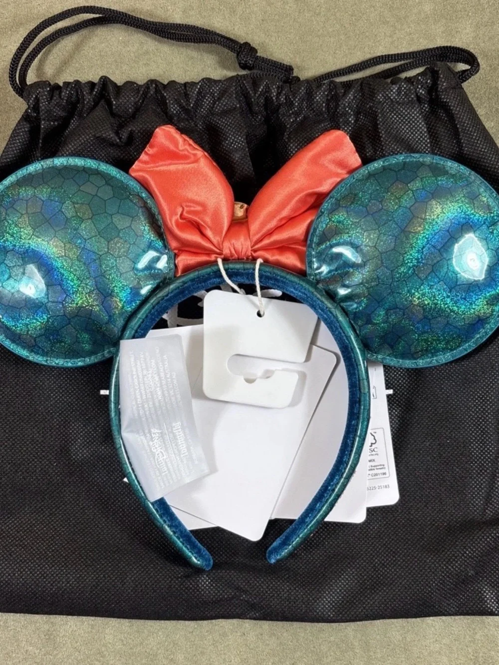 Disney Princess Moana stained glass ears loungefly